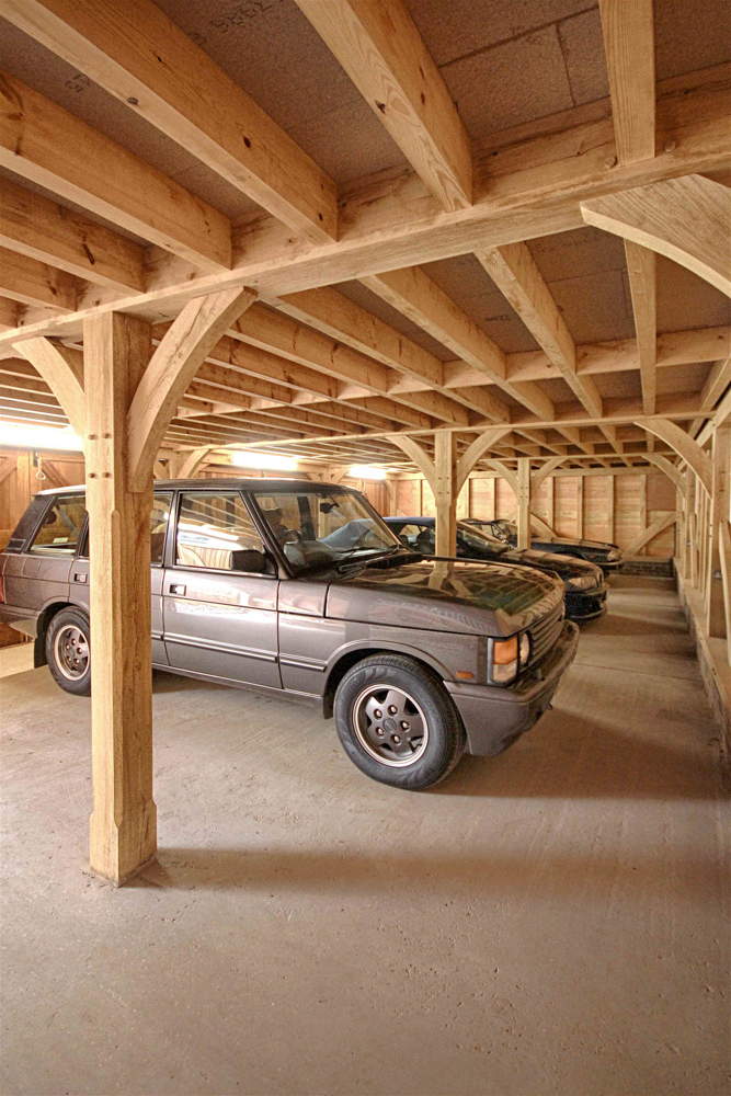 Interior Of 4 Bay Garage Outbuilding